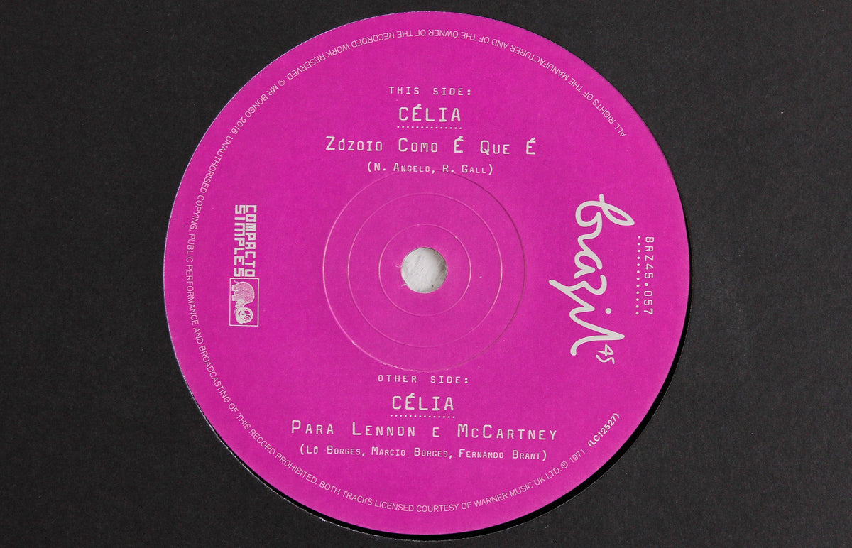 Celia – Zozoi / Para Lennon e McCartney – 7" Vinyl