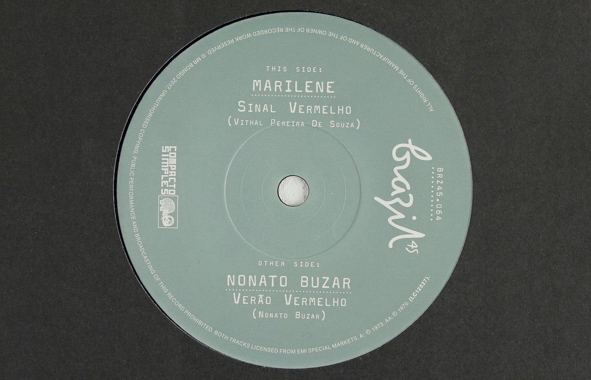 Marilene – Sinal Vermelho / Nonato Buzar – Verão Vermelho – 7" Vinyl