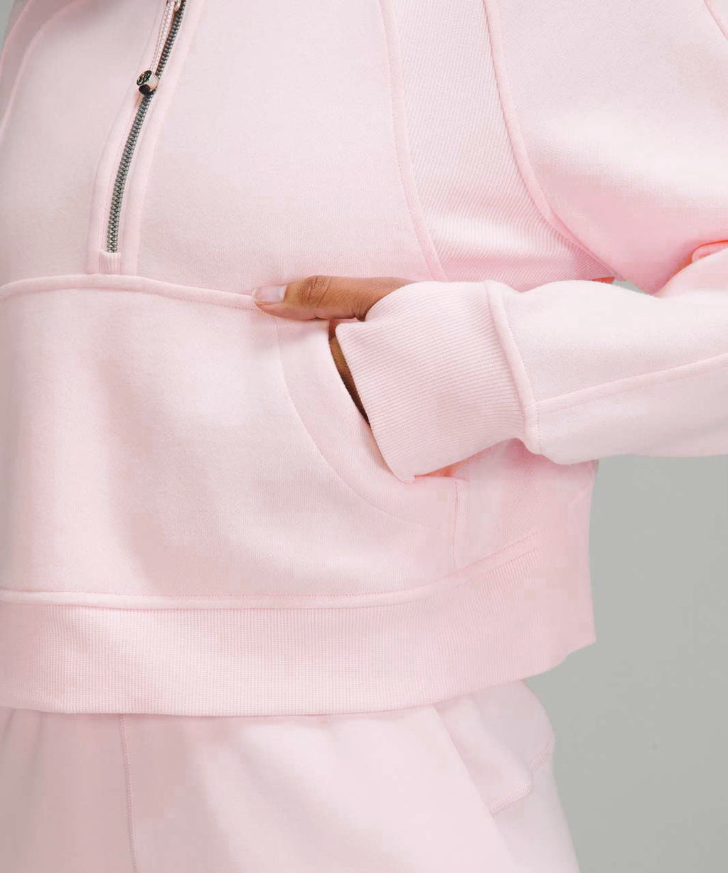 Sigma Delta Tau lululemon Scuba Oversized Half-Zip Hoodie - Blissful Pink