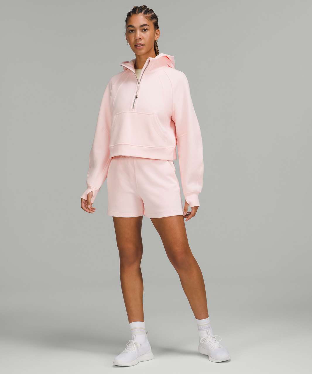Sigma Delta Tau lululemon Scuba Oversized Half-Zip Hoodie - Blissful Pink