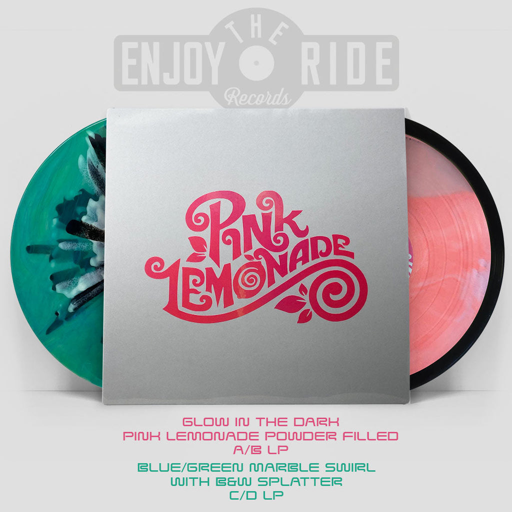 Closure In Moscow - "Pink Lemonade" Glow In The Dark Pink Lemonade Powder Filled A/B disc and a Blue/Green Marble Swirl with Black and White Splatter C/D disc