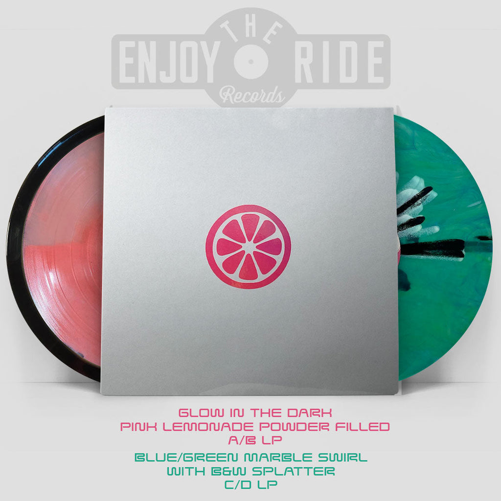 Closure In Moscow - "Pink Lemonade" Glow In The Dark Pink Lemonade Powder Filled A/B disc and a Blue/Green Marble Swirl with Black and White Splatter C/D disc