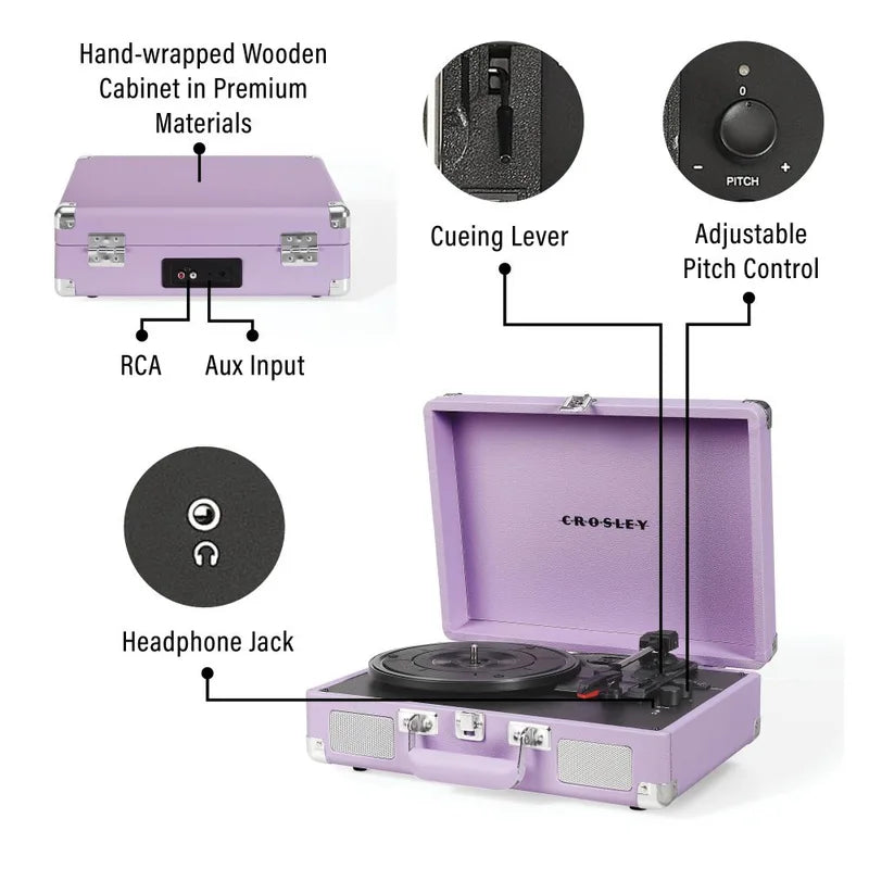 Cruiser Plus Portable Turntable