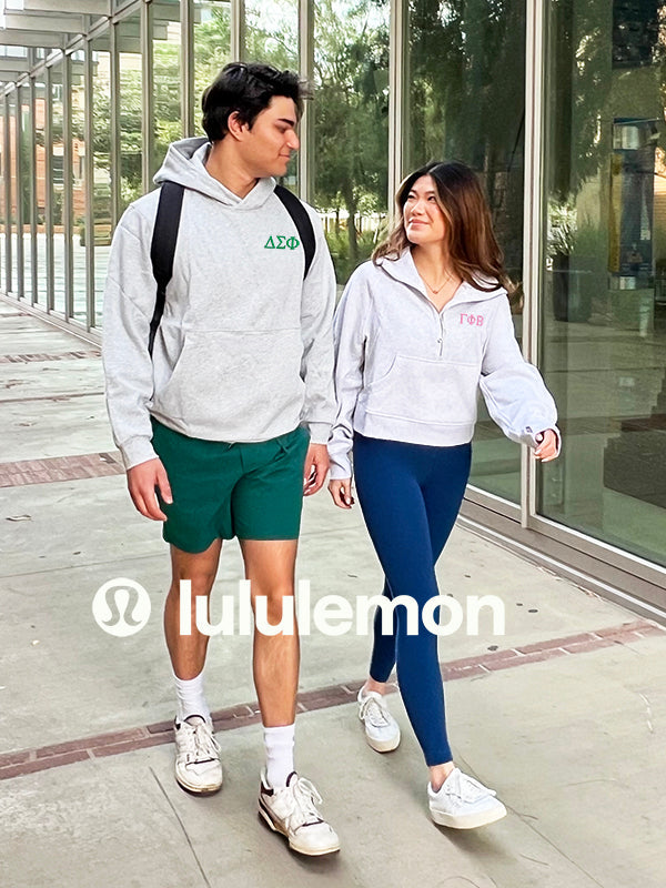 Sigma Delta Tau lululemon Scuba Oversized Funnel-Neck Half Zip - True Navy