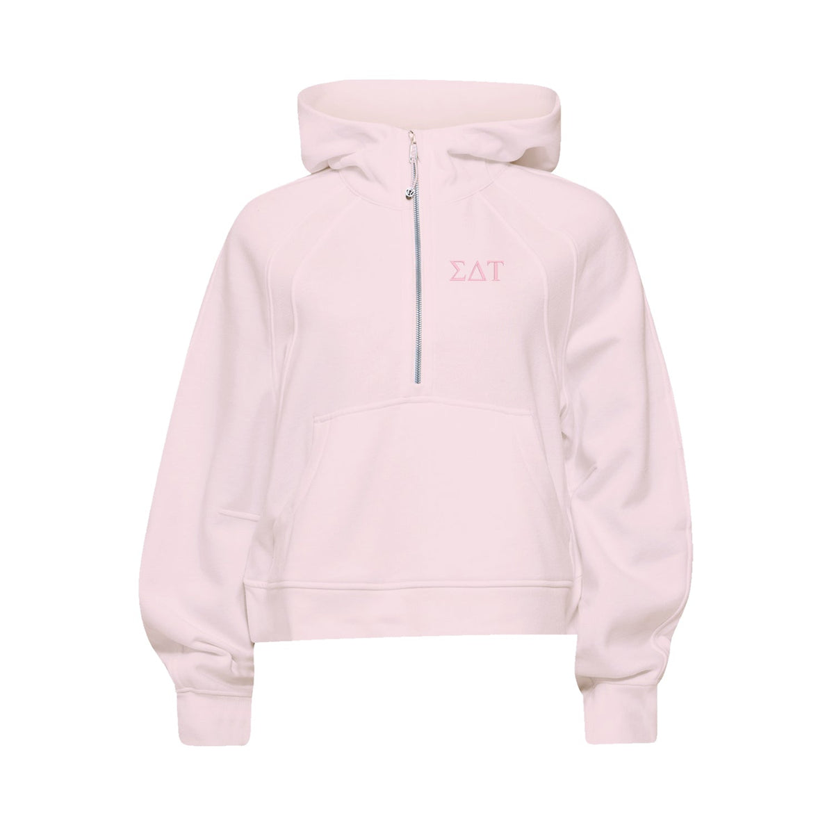 Sigma Delta Tau lululemon Scuba Oversized Half-Zip Hoodie - Blissful Pink