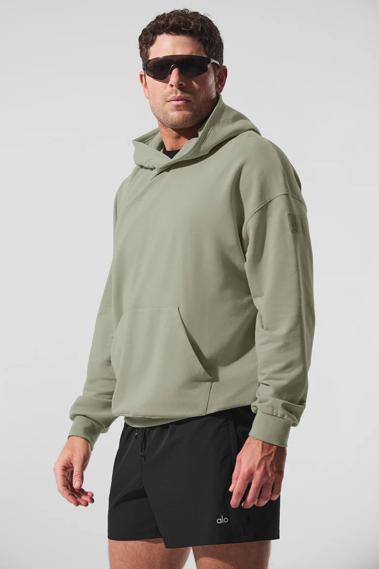 Sudadera con capucha Double Take - Gris jaspeado atlético