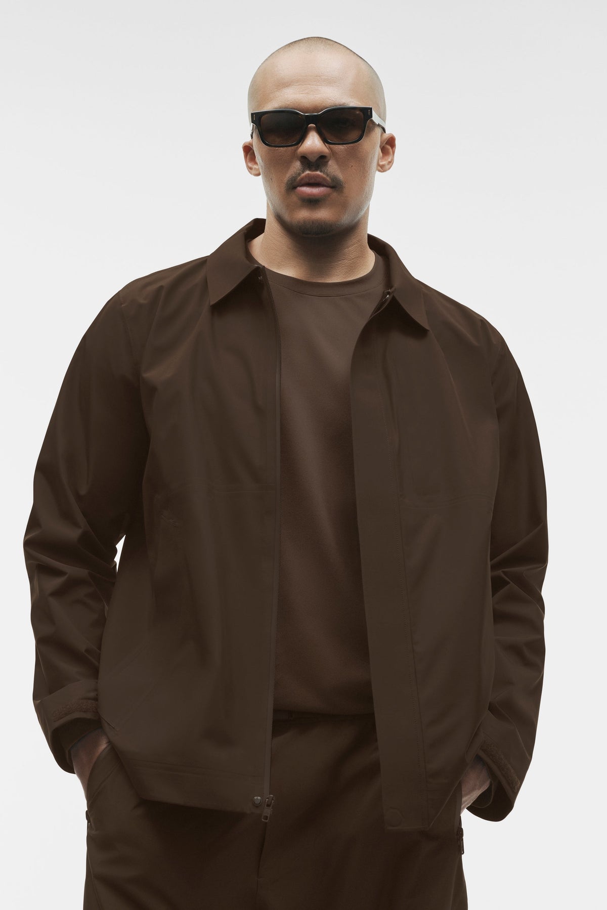 Alpha Shell Overshirt - Espresso