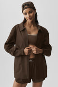 Alpha Shell Overshirt - Espresso