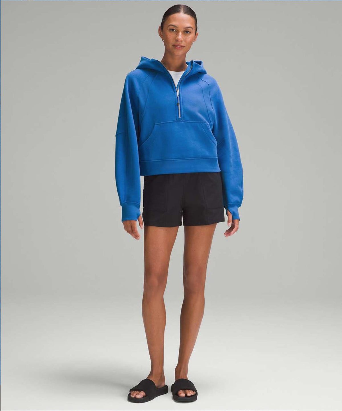 LIMITED EDITION Sigma Delta Tau lululemon Scuba Half-Zip Hoodie - Blazer Blue