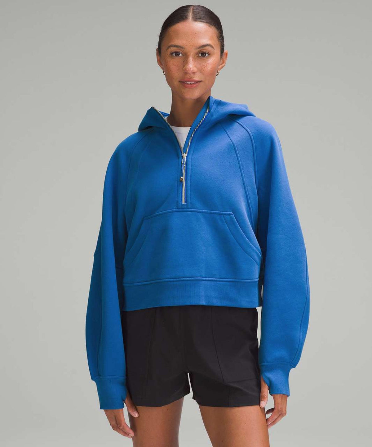 LIMITED EDITION Sigma Delta Tau lululemon Scuba Half-Zip Hoodie - Blazer Blue