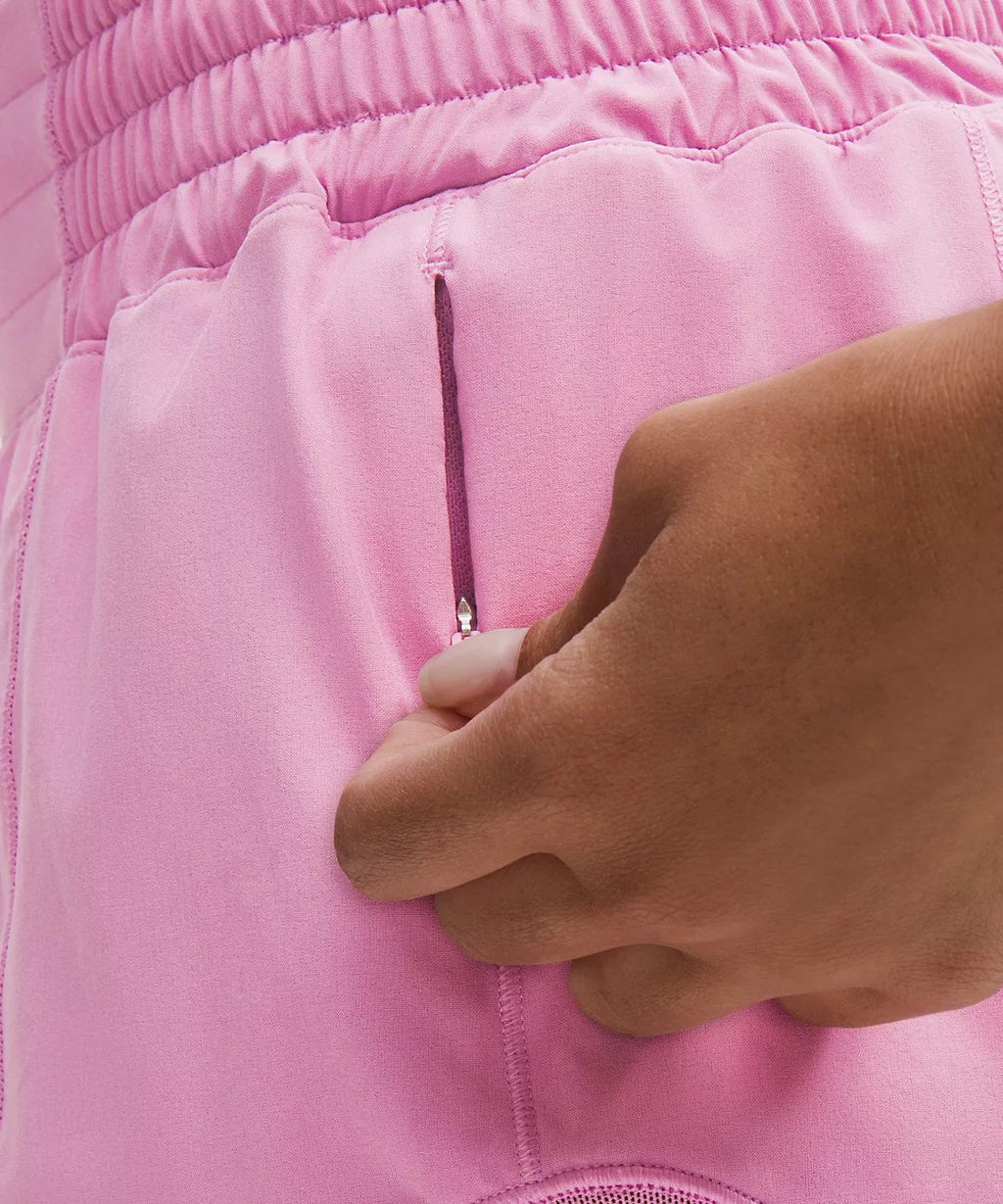 Sigma Delta Tau lululemon Hotty Hot High-Rise Lined Short 2.5" - Pink Frosting