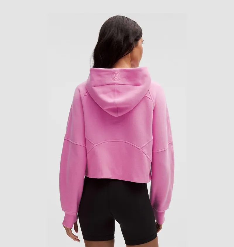 Sigma Delta Tau lululemon Scuba Oversized Half-Zip Hoodie - Pink Frosting