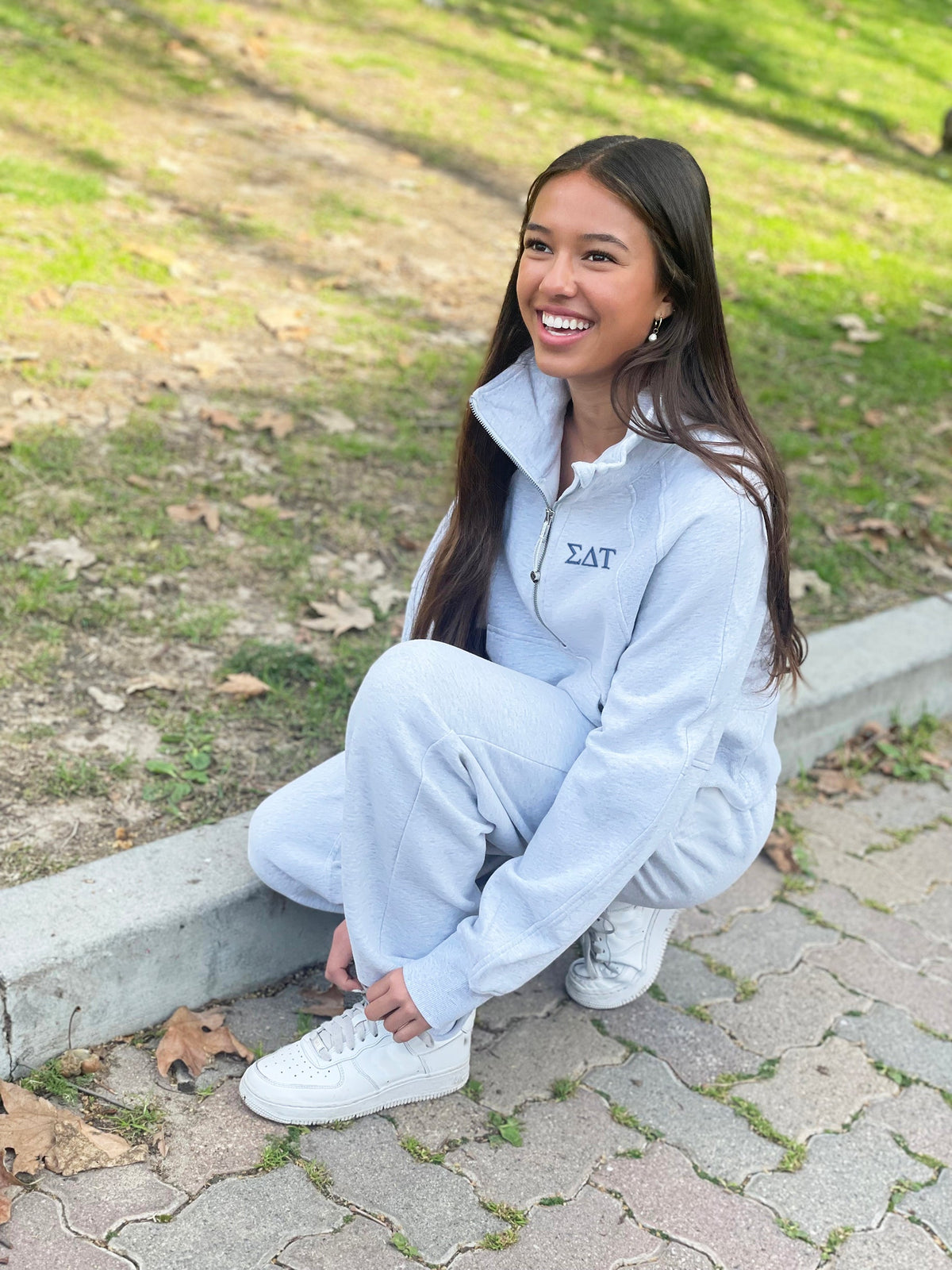 Sigma Delta Tau lululemon Scuba Oversized Funnel-Neck Half Zip
