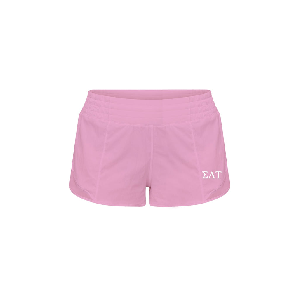 Sigma Delta Tau lululemon Hotty Hot High-Rise Lined Short 2.5" - Pink Frosting