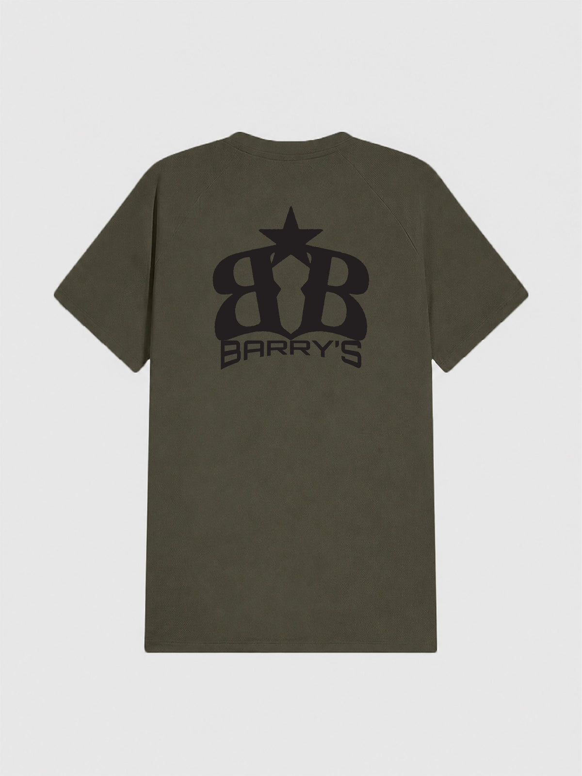 BARRY'S ARMY GREEN SPRINT TEE
