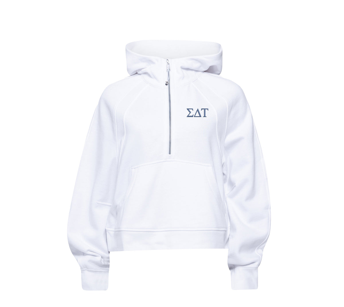 Sigma Delta Tau lululemon Scuba Oversized Half-Zip Hoodie - White