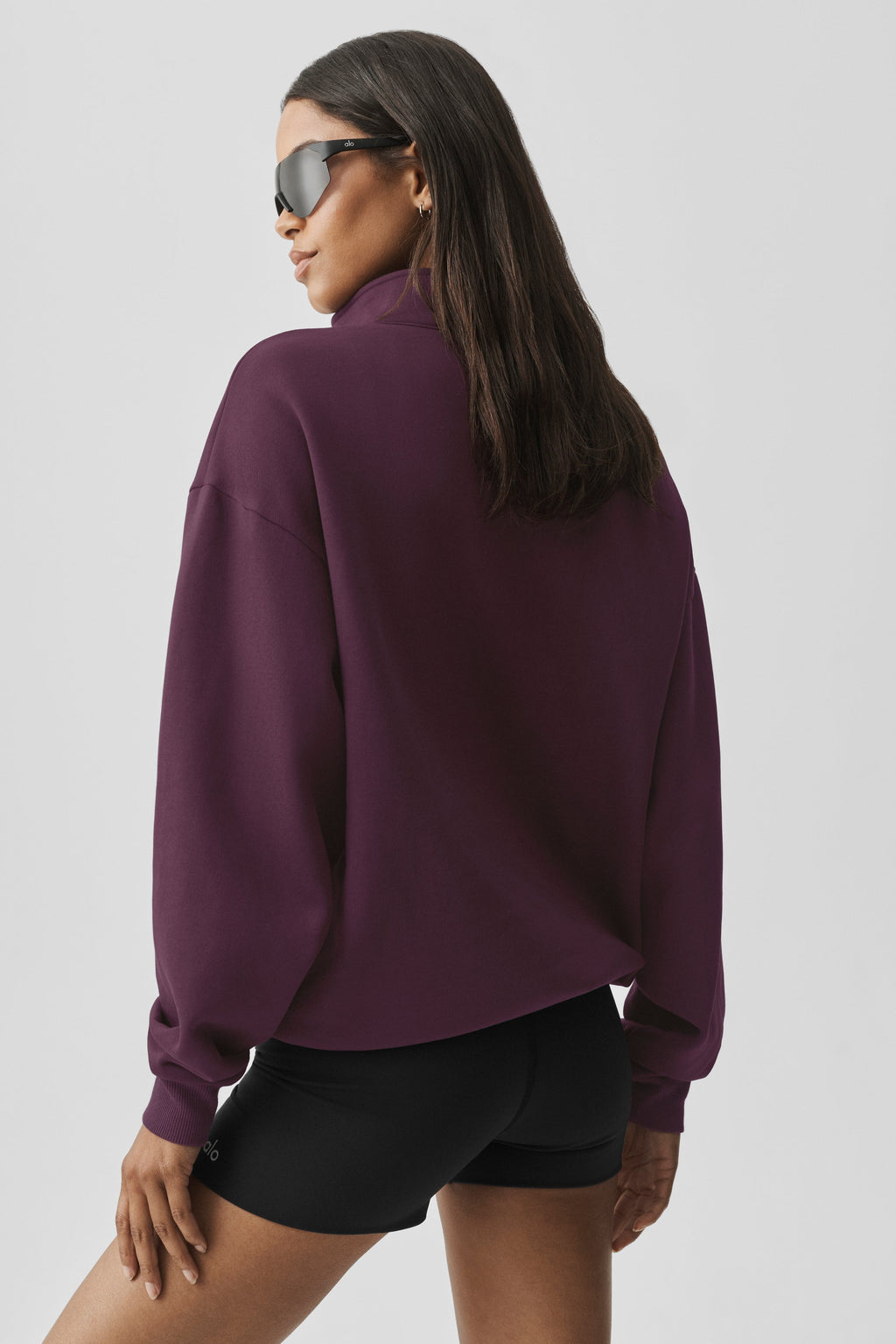 Accolade 1/4 Zip Pullover - Rich Bordeaux