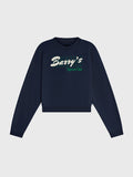 BARRY'S NAVY SPORT CLUB CROPPED CREW