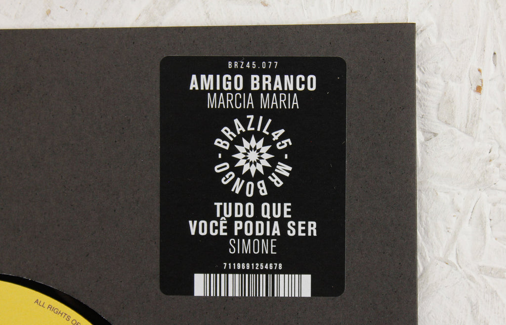 Marcia Maria – Amigo Branco / Simone – Tudo Que Você Odia Ser - Vinyl 7"