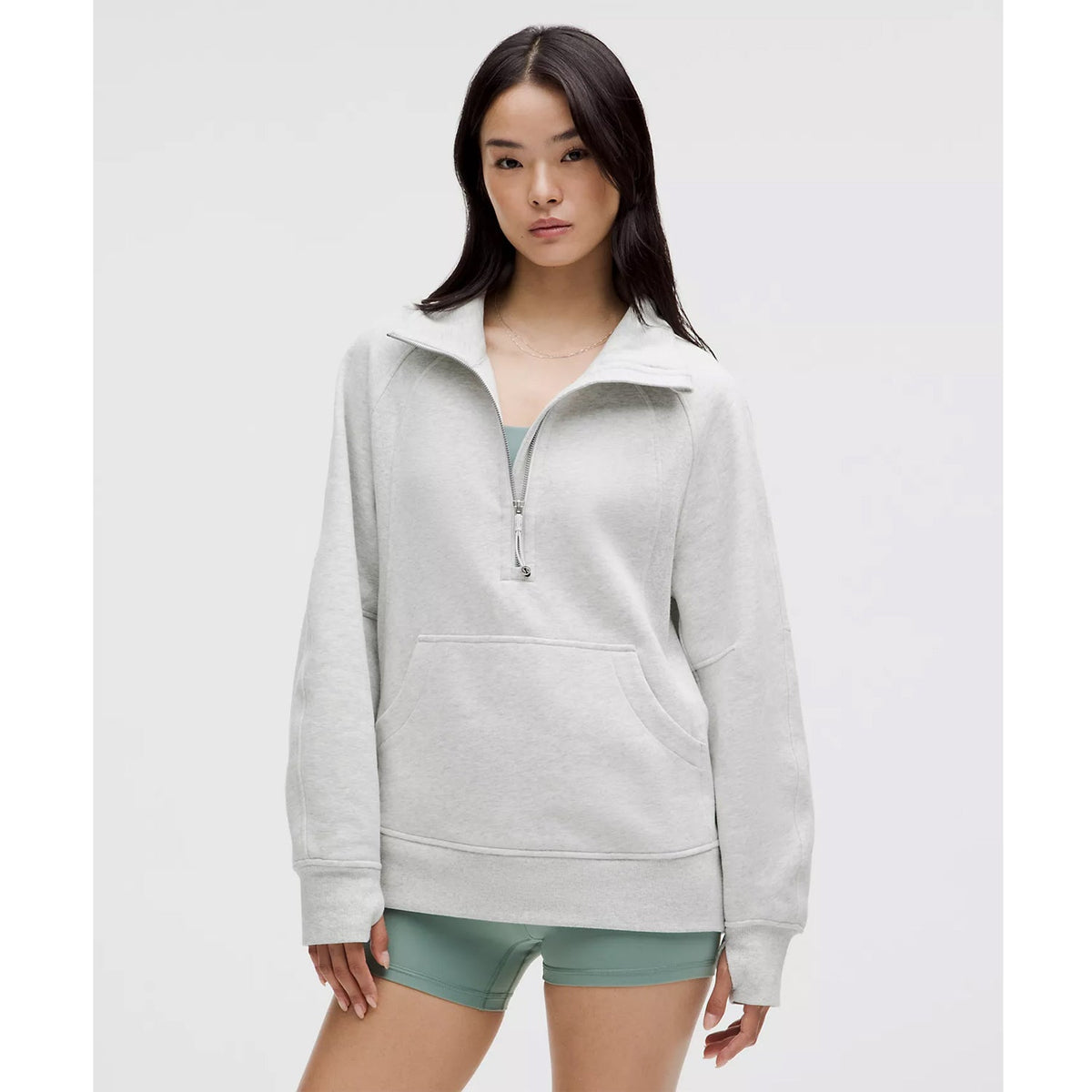 Sigma Delta Tau MOM lululemon Scuba Oversized Funnel-Neck Half Zip Long