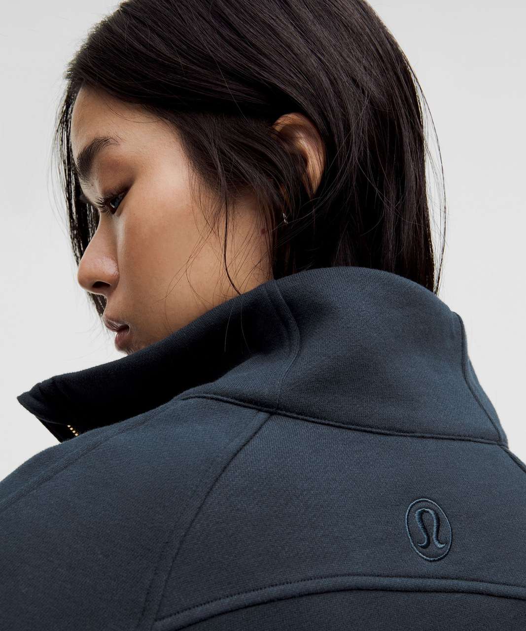 Sigma Delta Tau lululemon Scuba Oversized Funnel-Neck Half Zip - True Navy