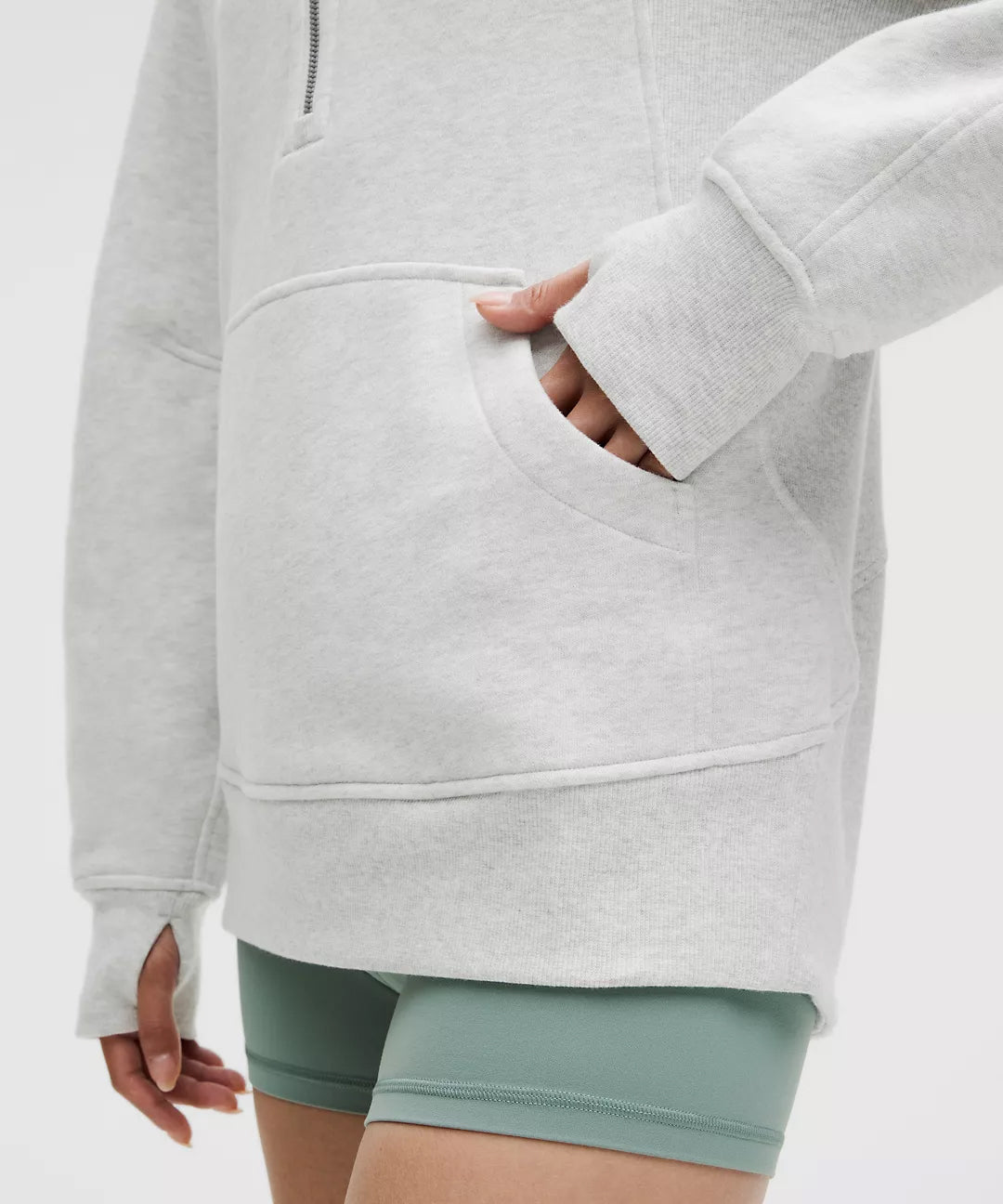 Sigma Delta Tau MOM lululemon Scuba Oversized Funnel-Neck Half Zip Long